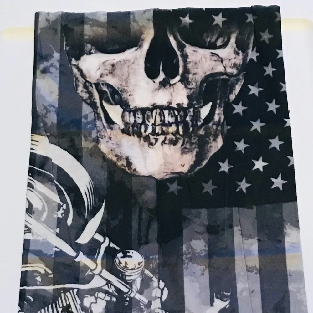 Biker Motorcycle 16 n 1 Neck Gaiter Face Cover Dust Mask Biker Rag